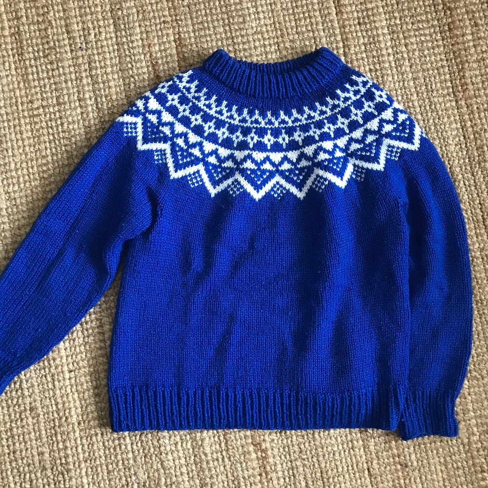 Handknit sweater